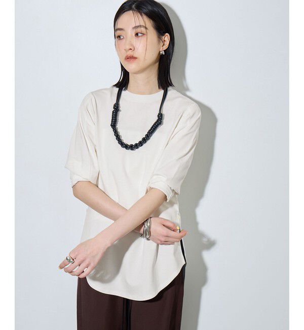 ADAM ET ROPE'「マルチwayヘンリーネックプルオーバー」|Tシャツ・カットソー|