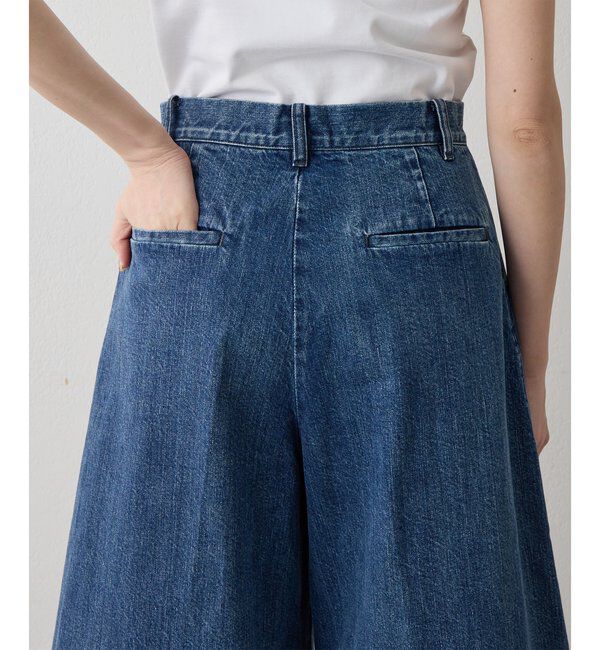 THE PAUSE「【THE PAUSE】タックハーフパンツ」|キュロット|