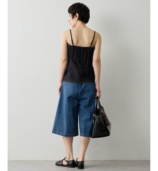 THE PAUSE「【THE PAUSE】タックハーフパンツ」|キュロット|