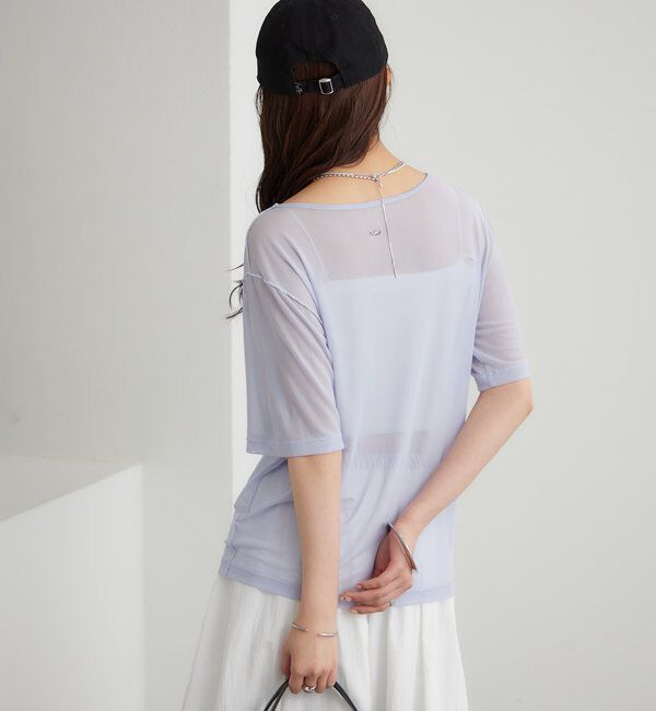 「チュールシアーTシャツ」|Tシャツ・カットソー|