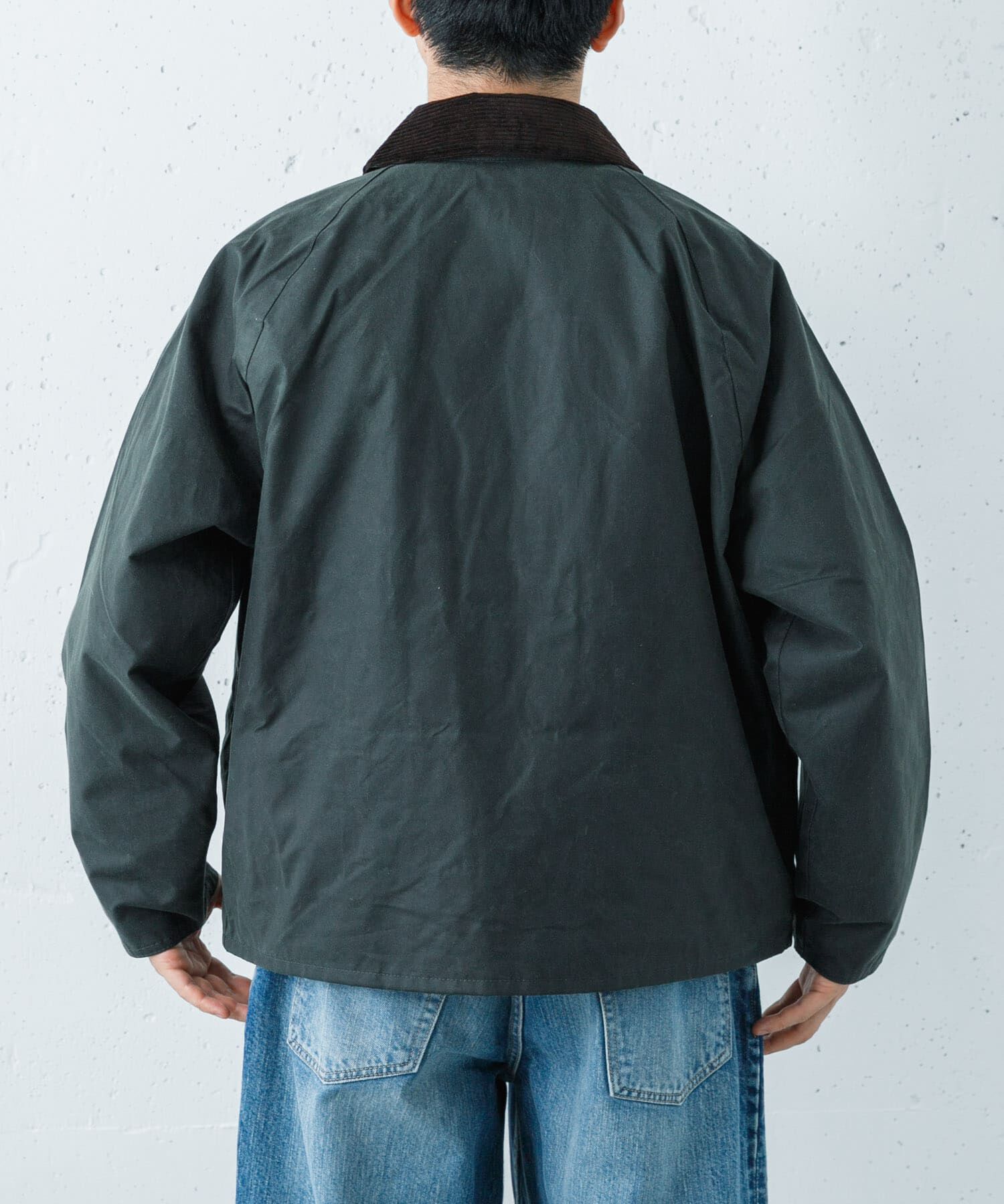 URBAN RESEARCH「Barbour　OS TRANSPORT WAX JACKET」|ノーカラーコート|