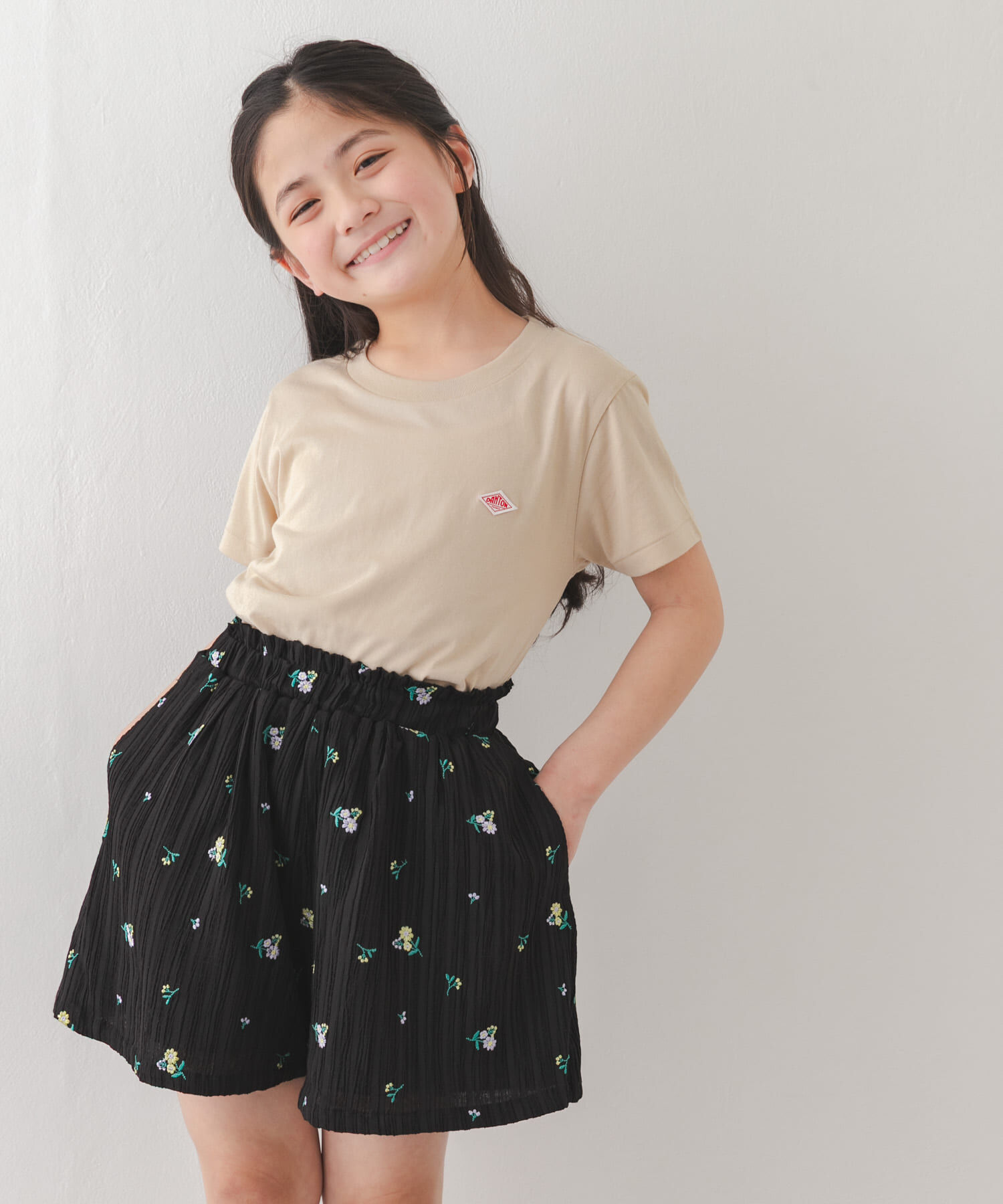URBAN RESEARCH DOORS「『150サイズあり』フラワー刺繍ショートパンツ(KIDS)」|その他|