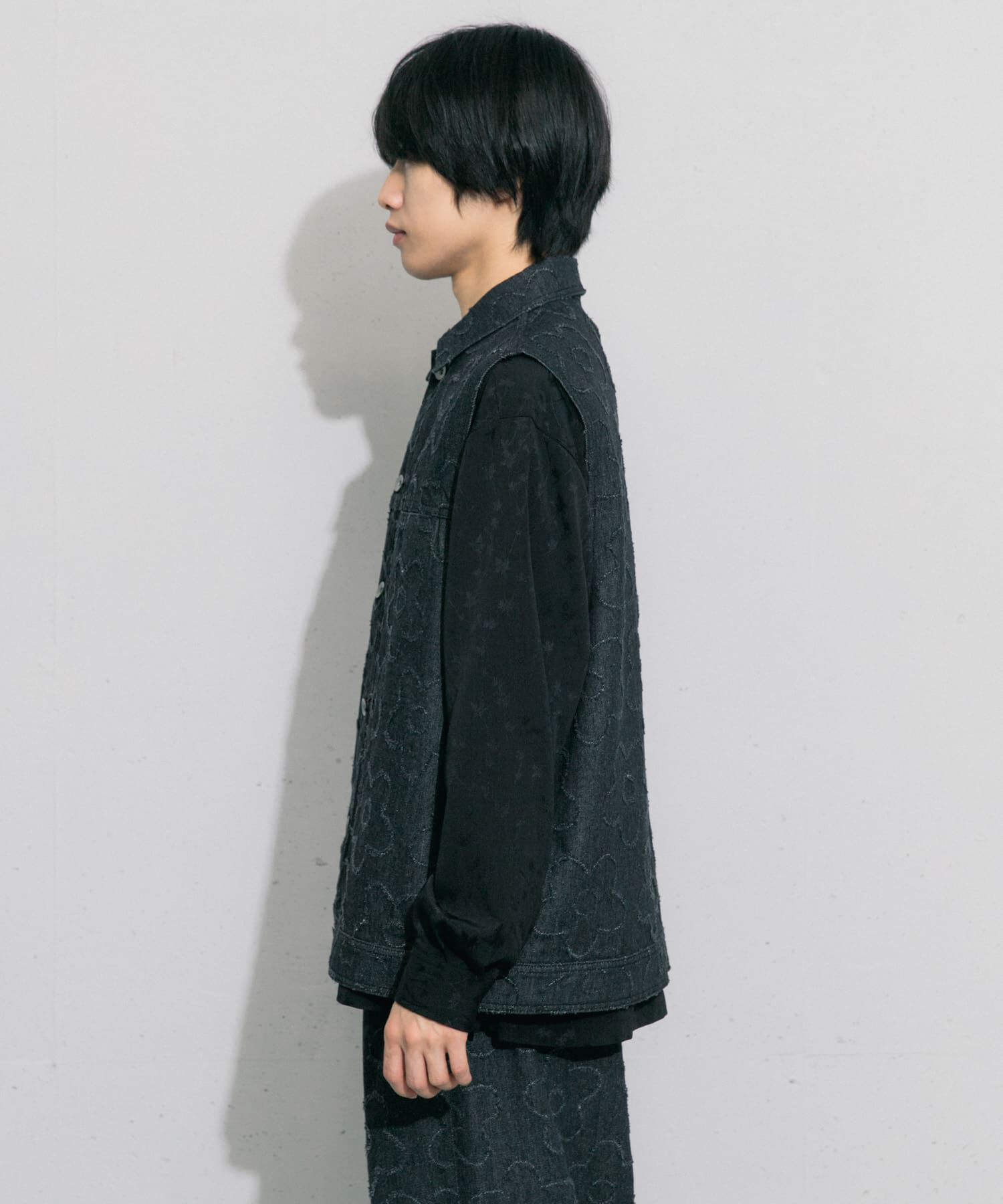 SENSE OF PLACE by URBAN RESEARCH「『セットアップ対応』 フラワーデニムベスト」|ベスト・ジレ|