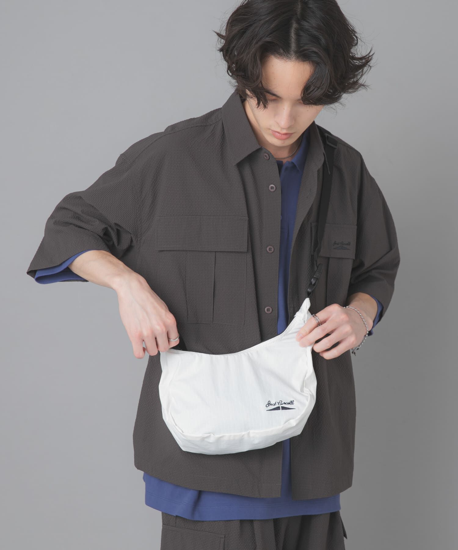 SENSE OF PLACE by URBAN RESEARCH「『別注』Converse&times;SENSE OF PLACE　JACKPURCELLショルダーバック」|ショルダー・メッセンジャー|