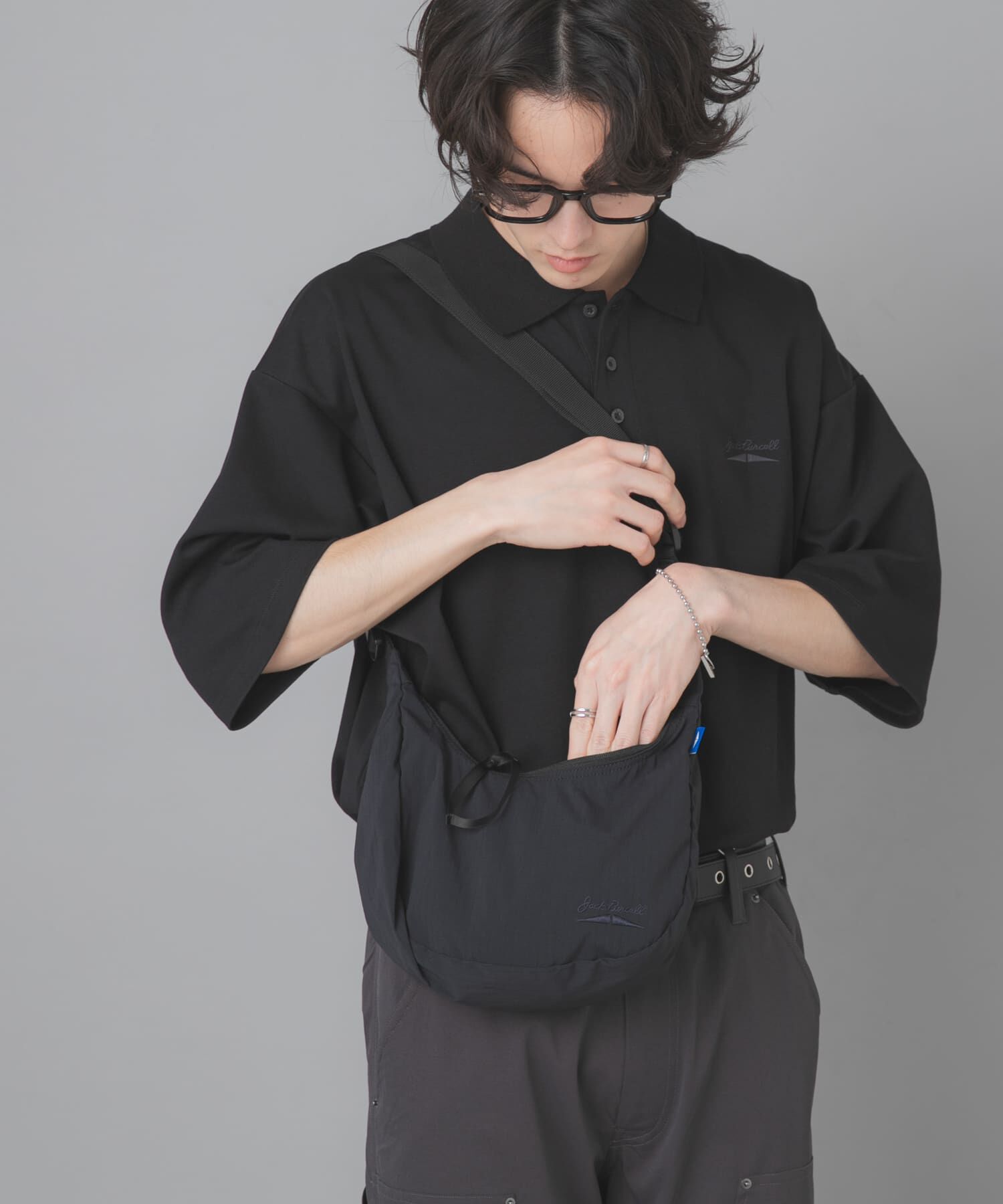 SENSE OF PLACE by URBAN RESEARCH「『別注』Converse&times;SENSE OF PLACE　JACKPURCELLショルダーバック」|ショルダー・メッセンジャー|