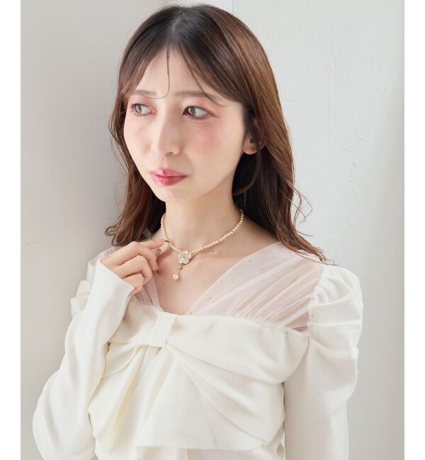  「ローズモチーフネックレス」|ネックレス|