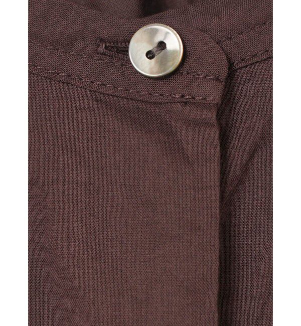 mizuiro ind「mizuiro ind バックギャザーワイドシャツ」|シャツ・ブラウス|