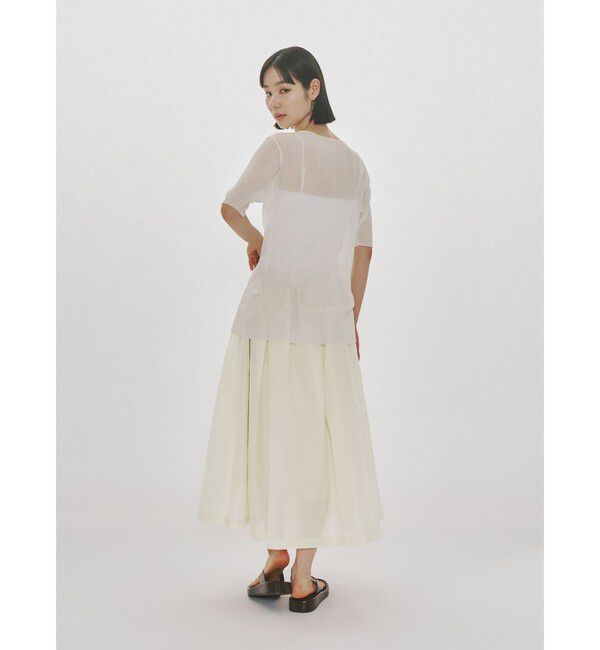 MIDIUMISOLID「MIDIUMISOLID for Ladies フレアミドルスカート」|スカート|