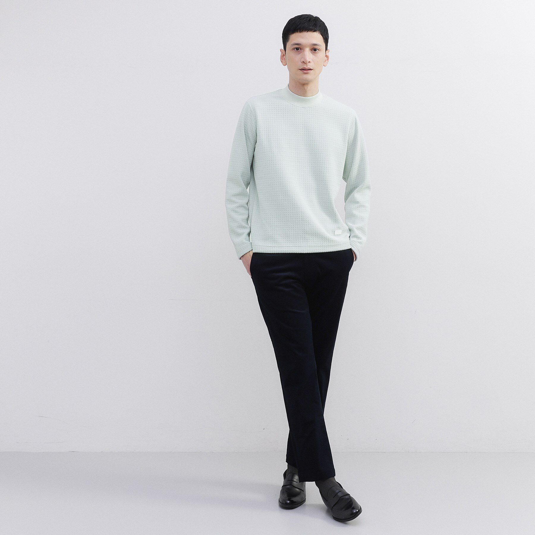 TAKEO KIKUCHI「モールクオーターモックネック」|Tシャツ・カットソー|