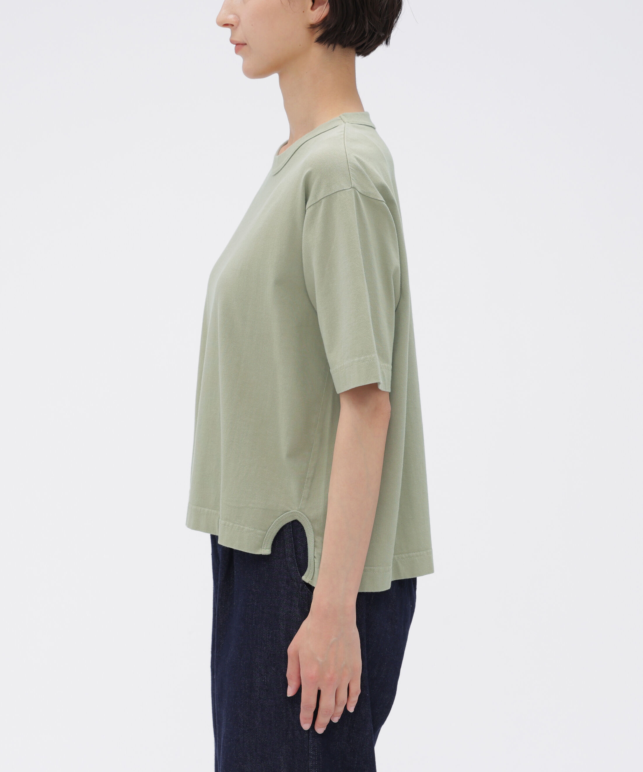 MHL.「FADED ROUGH COTTON JERSEY TOP」|Tシャツ・カットソー|