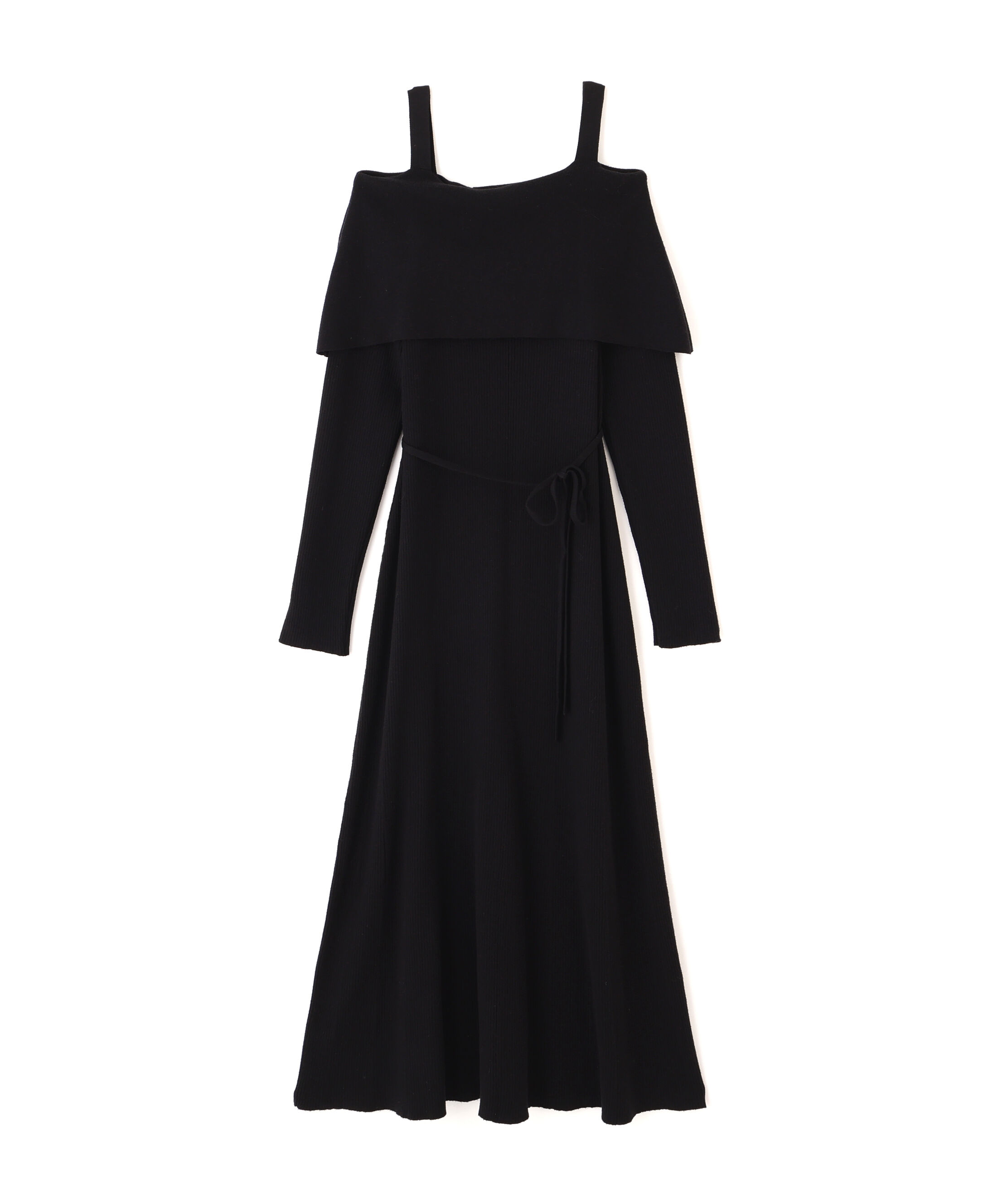 PROPORTION BODY DRESSING「オフショルリブニットワンピース 25AW」|ワンピース|