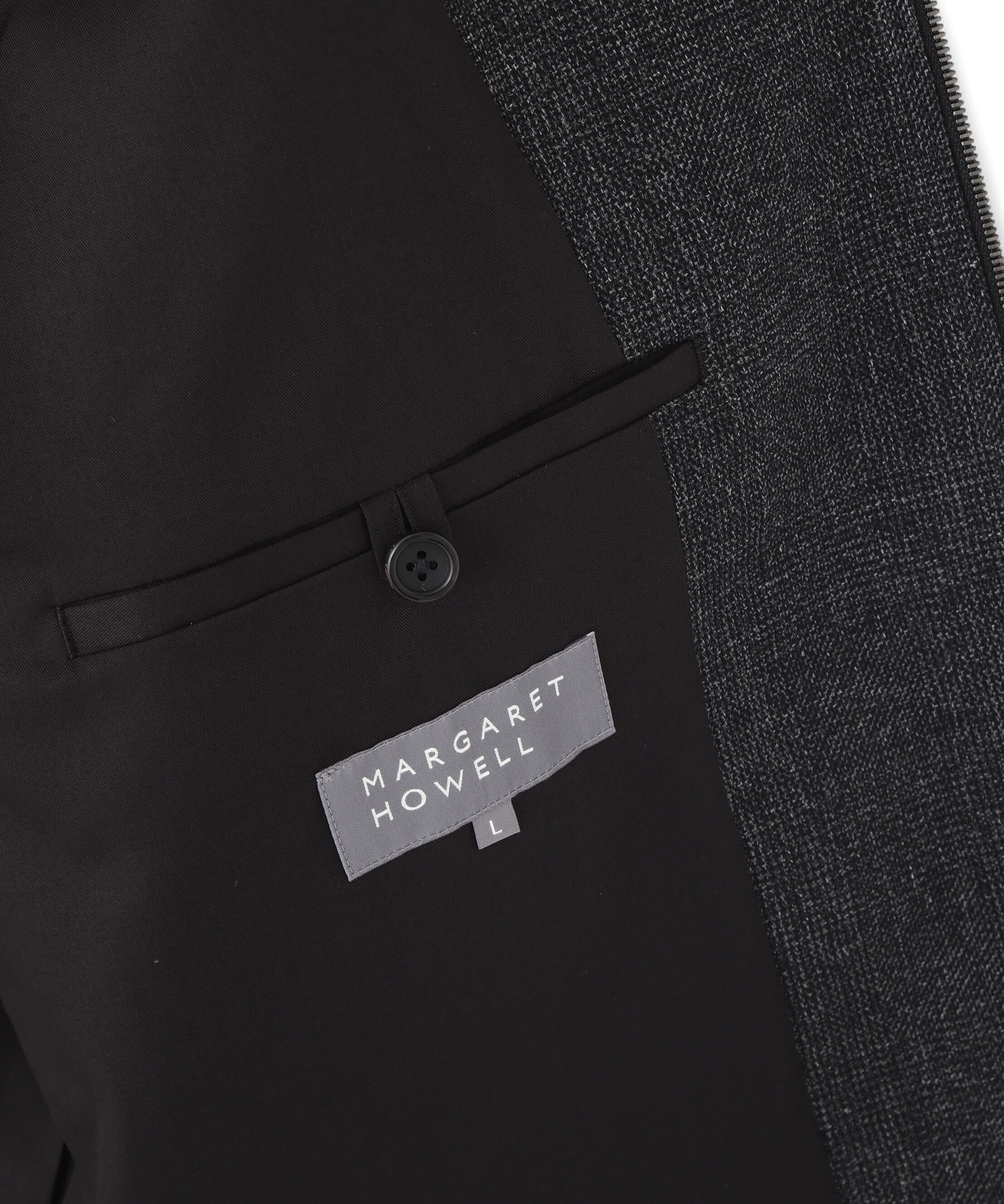 MARGARET HOWELL「WOOL PRINCE OF WALES BLOUSON」|ブルゾン・スタジャン|