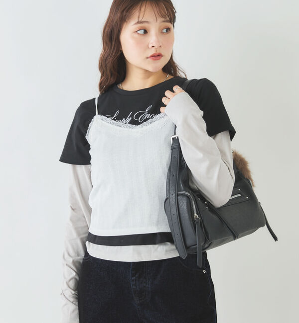 archives「３ピースレイヤードカットＴＯＰＳ」|カーディガン|OFF WHITE