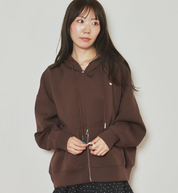 archives「Ｗｚｉｐダンボールパーカー」|パーカー|BROWN