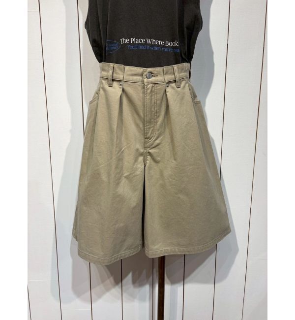 Ungrid「シンチバックデザインハーフパンツ」|デニム|