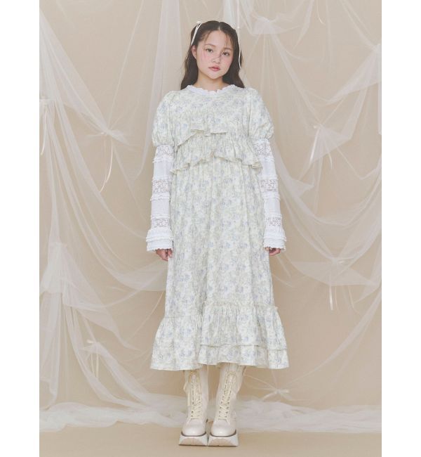 merry jenny「jacquard tieredワンピース」|ワンピース|
