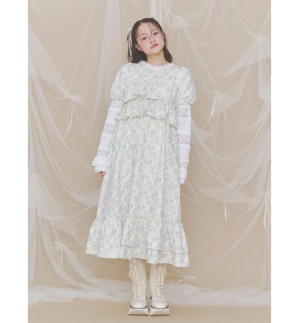 merry jenny「jacquard tieredワンピース」|ワンピース|