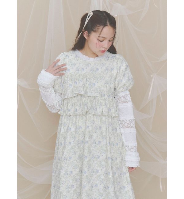 merry jenny「jacquard tieredワンピース」|ワンピース|