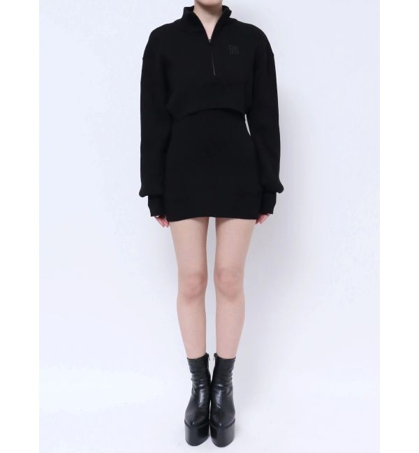 GYDA「GYGY two pieceレイヤードリブニットワンピース」|ワンピース|