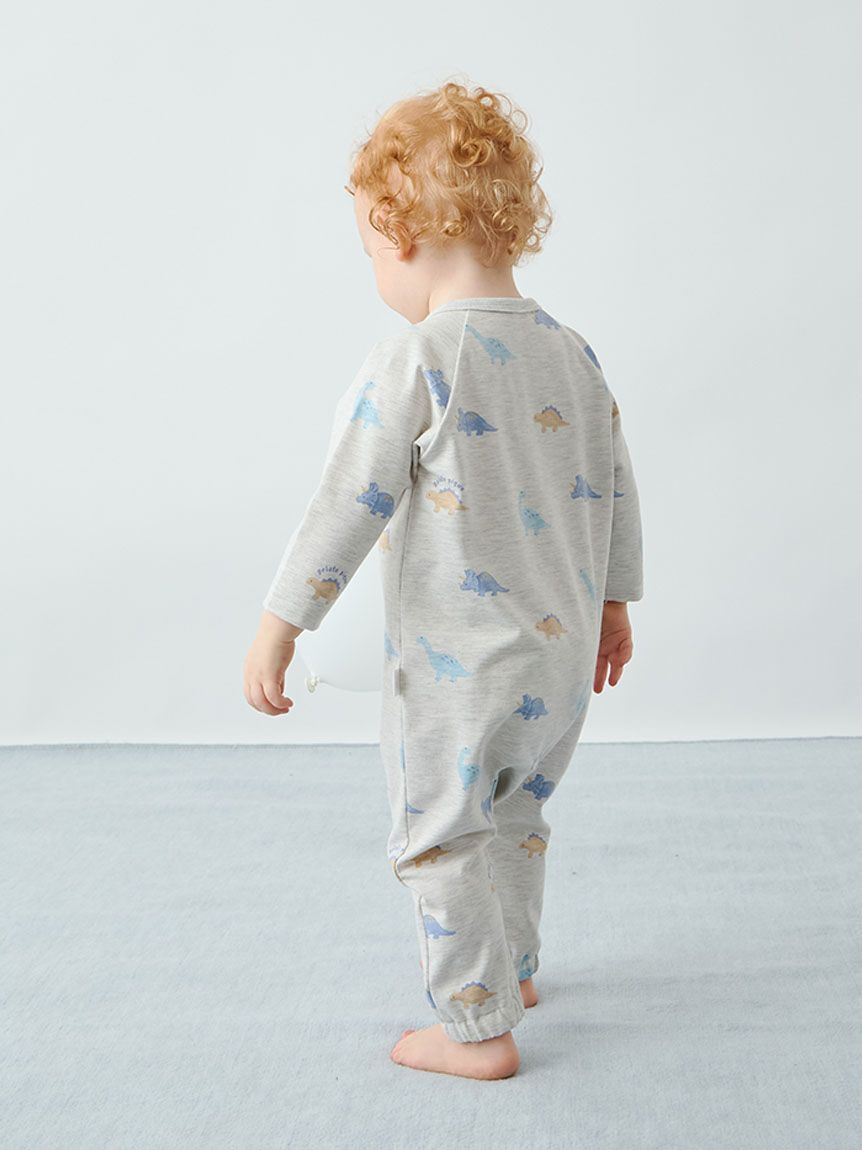 GELATO PIQUE KIDS & BABY「【ラッピング済み】【BABY】ダイナソー柄ロンパース&ラトルSET」|その他ベビー用品|