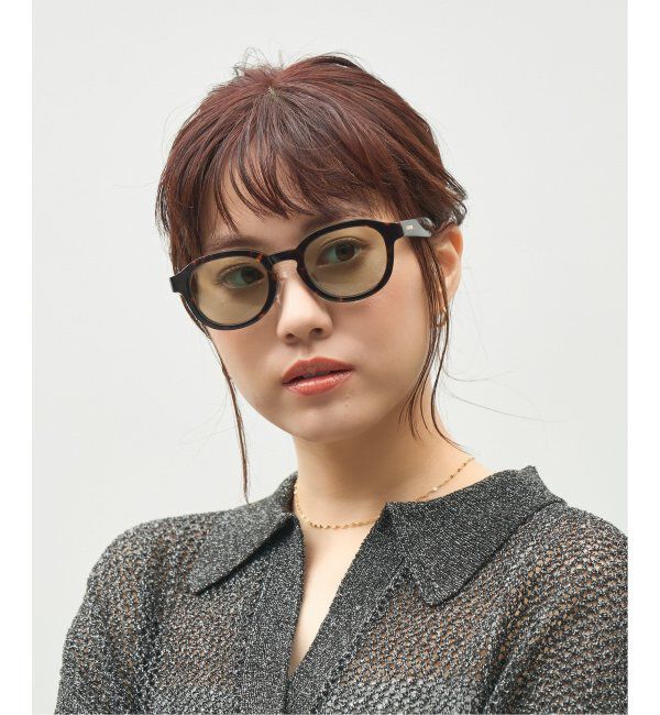  「Zoff｜Knuth Marf ウェリントン型 サングラス   UVカット 紫外線対策｜ユニセックス｜スタイリッシュ  」|サングラス|茶系デミ