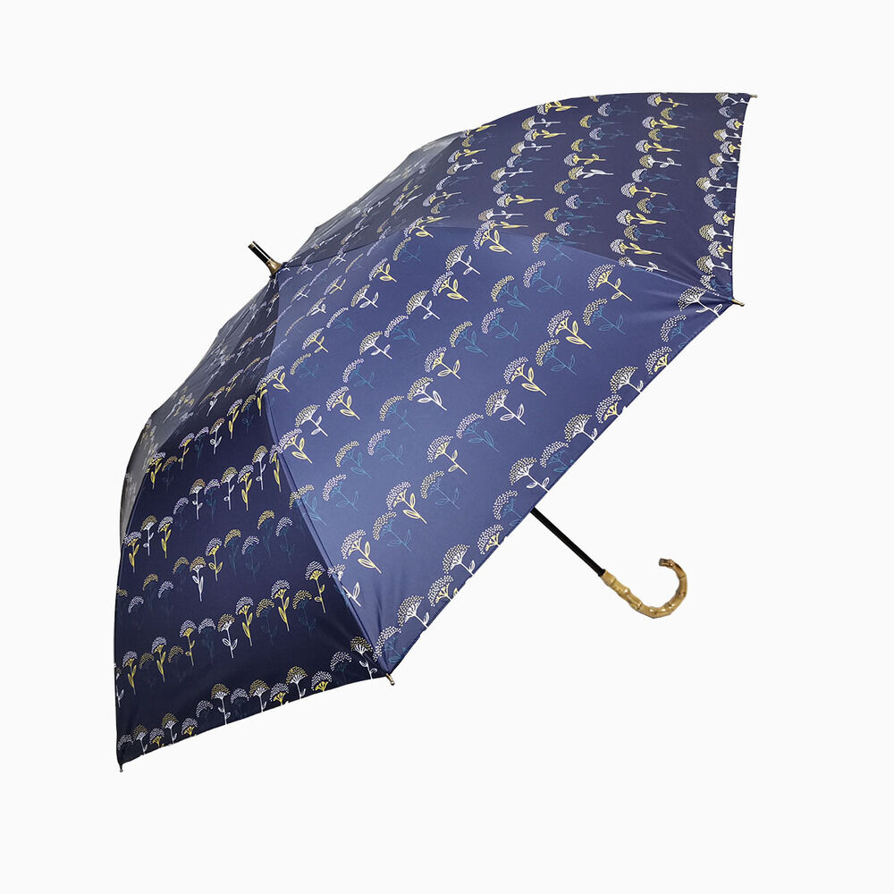 BACKYARD FAMILY「日傘 折りたたみ 遮光 晴雨兼用 軽量 通販 HYGGE ヒュッゲ ショートワイド 55cm」|傘|ブルー2