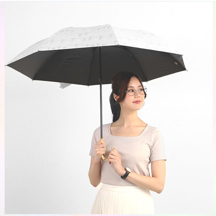 BACKYARD FAMILY「日傘 折りたたみ 遮光 晴雨兼用 軽量 通販 HYGGE ヒュッゲ ショートワイド 55cm」|傘|