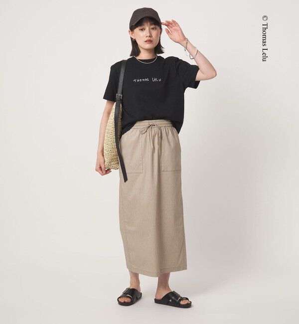 UNITED ARROWS green label relaxing「【別注】＜Thomas Lelu＞サインアート 半袖 Tシャツ カットソー」|Tシャツ・カットソー|