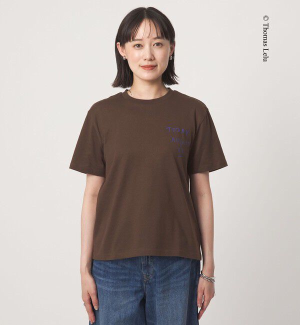 UNITED ARROWS green label relaxing「【別注】＜Thomas Lelu＞サインアート 半袖 Tシャツ カットソー」|Tシャツ・カットソー|
