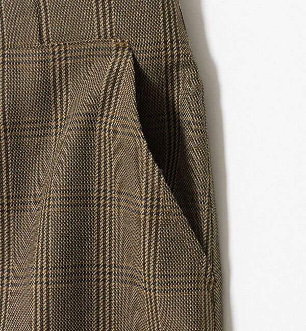 UNITED ARROWS green label relaxing「Daily Chic Iライン スリム スカート ストレッチ」|タイト|