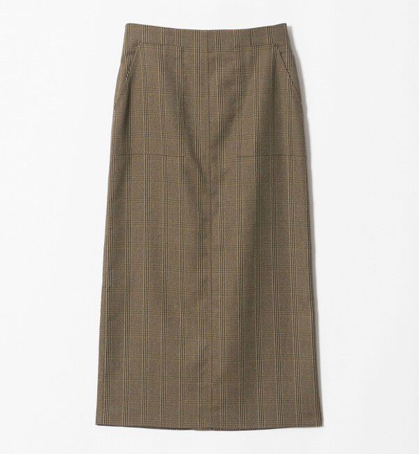 UNITED ARROWS green label relaxing「Daily Chic Iライン スリム スカート ストレッチ」|タイト|