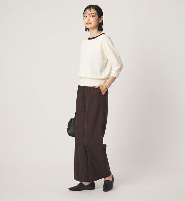 UNITED ARROWS green label relaxing「フォルム スリーブ プルオーバー ニット」|ニット・セーター|