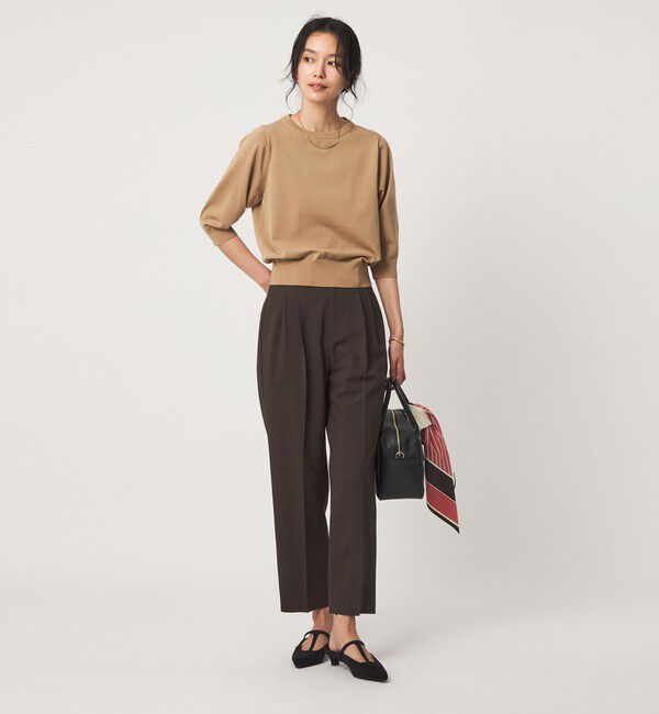 UNITED ARROWS green label relaxing「フォルム スリーブ プルオーバー ニット」|ニット・セーター|