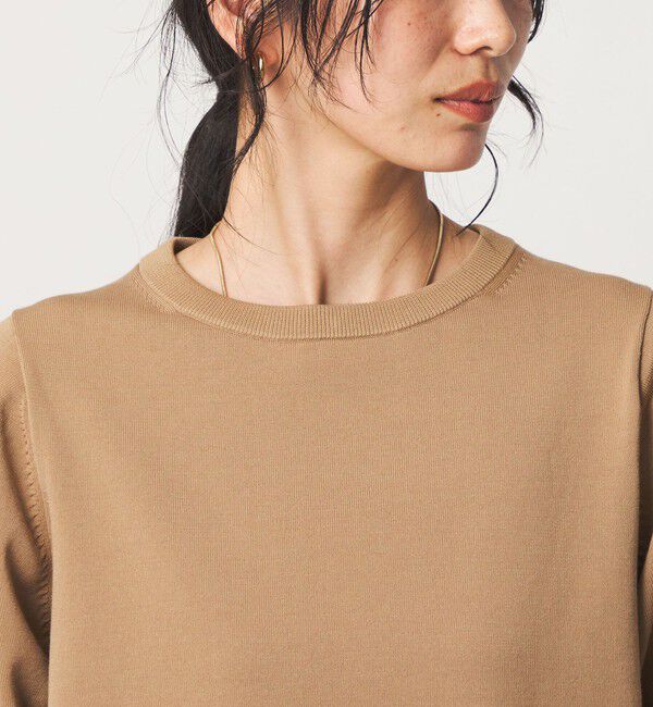 UNITED ARROWS green label relaxing「フォルム スリーブ プルオーバー ニット」|ニット・セーター|