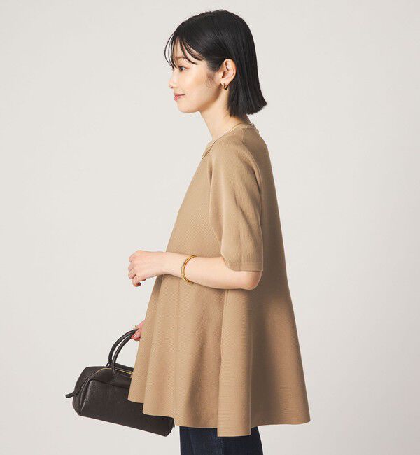 UNITED ARROWS green label relaxing「フォルム ペプラム ニット」|ニット・セーター|