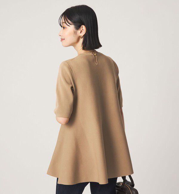 UNITED ARROWS green label relaxing「フォルム ペプラム ニット」|ニット・セーター|