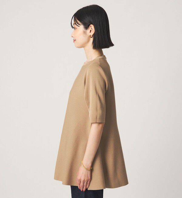 UNITED ARROWS green label relaxing「フォルム ペプラム ニット」|ニット・セーター|