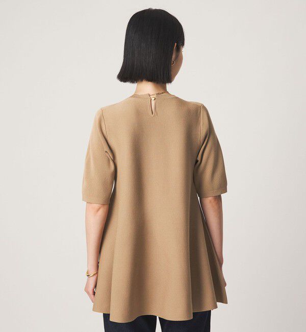 UNITED ARROWS green label relaxing「フォルム ペプラム ニット」|ニット・セーター|