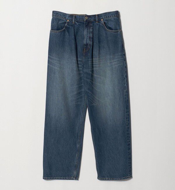 UNITED ARROWS green label relaxing「FINE BASIC ヴィンテージライク スライバー デニム パンツ W4」|チノ|