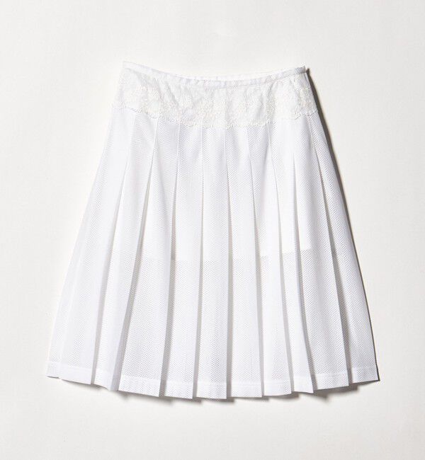 ATTISESSION「＜ATTISESSION＞メッシュ レース プリーツ スカート」|スカート|