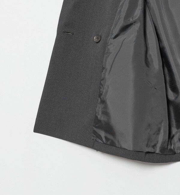 BEAUTY&YOUTH UNITED ARROWS「ポリエステルブレンド メランジ ダブルジャケット 防シワ」|テーラードジャケット|