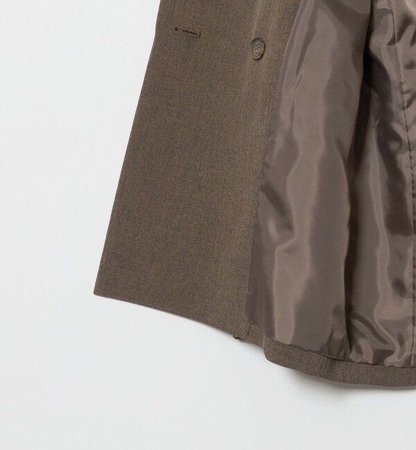 BEAUTY&YOUTH UNITED ARROWS「ポリエステルブレンド メランジ ダブルジャケット 防シワ」|テーラードジャケット|
