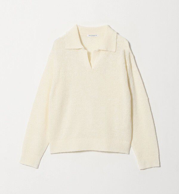 BEAUTY&YOUTH UNITED ARROWS「テープヤーン スキッパー ニットプルオーバー ウォッシャブル」|ニット・セーター|
