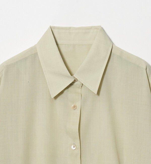 BEAUTY&YOUTH UNITED ARROWS「毛ポリエステル ソリッド＆チェック レギュラーカラーシャツ ウォッシャブル」|シャツ・ブラウス|