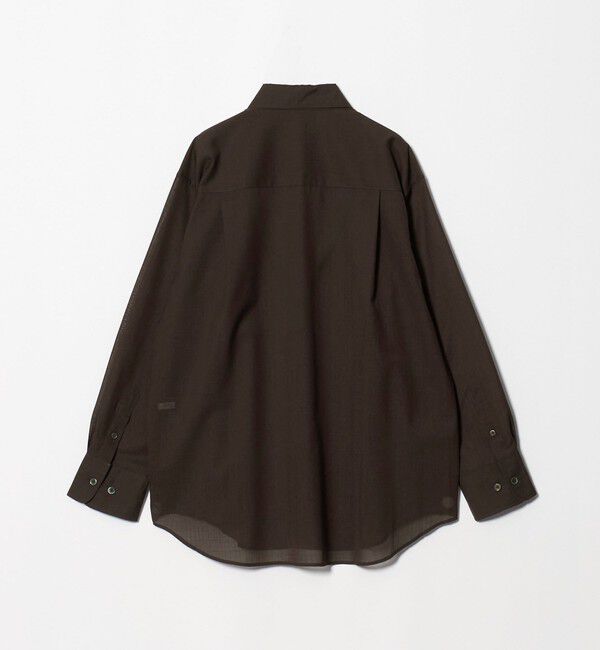 BEAUTY&YOUTH UNITED ARROWS「毛ポリエステル ソリッド＆チェック レギュラーカラーシャツ ウォッシャブル」|シャツ・ブラウス|