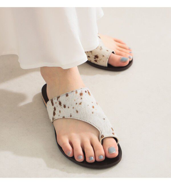 Demi-Luxe BEAMS 「LAOCOONTE / LONDRES カーフ トング サンダル」|サンダル|