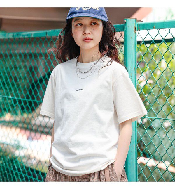 BEAMSBOY「ボーイ エンブロイダリー クルー Tシャツ」|Tシャツ・カットソー|