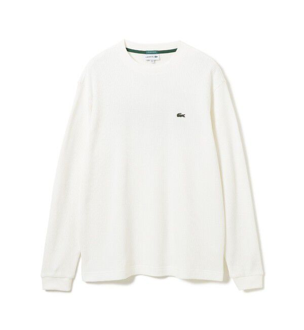 BEAMS「【別注】LACOSTE / ロゴ サーマル Tシャツ」|Tシャツ・カットソー|