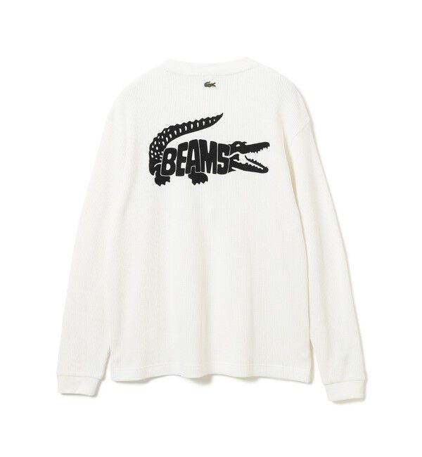 BEAMS「【別注】LACOSTE / ロゴ サーマル Tシャツ」|Tシャツ・カットソー|