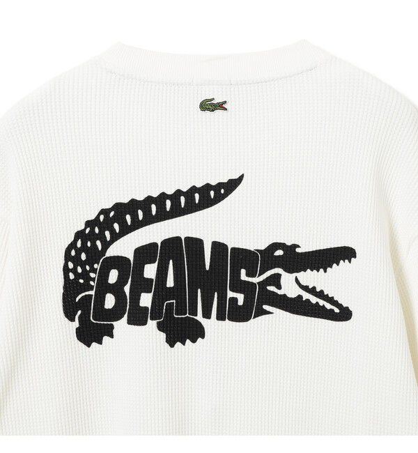 BEAMS「【別注】LACOSTE / ロゴ サーマル Tシャツ」|Tシャツ・カットソー|
